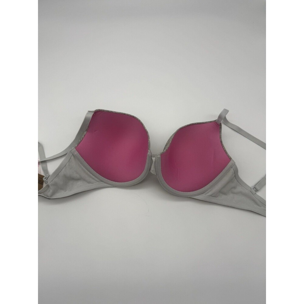 Victoria's Secret PINK Push UP Bra 34DD Gray Heather T-shirt Lightly Lined NWT - Picture 7 of 9